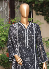 Monochrome By Schick Digital Printed Lawn 3 Piece Unstitched Suit SDH25MV12 AD-03